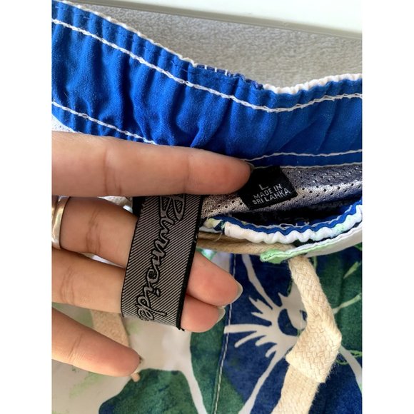 SOLD 2 Men's Swimming Trunks Size L Speedo and Burnside - Picture 13 of 13